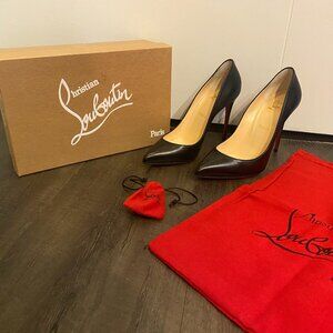 [NEVER WORN!] Christian Louboutin Pigalle 100mm w/ added Red Sole Protectors!